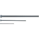 Straight Ejector Pin - M2 Steel/H13 Steel, Nitride Coated, 4mm Head Height/JIS Head, Selectable Shaft Diameter and Length, Blank  