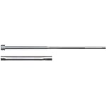 Taperless One-Step Core Pins With Gas Vent -High Speed Steel SKH51/Cutting Facets/Tip Diamater・L Dimension Designation Type-