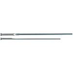 D- Shaped Ejector Pins - High Speed Steel SKH51, 4mm Head, Normal Type, Stepped (MISUMI)