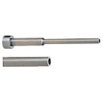 段付エジェクタスリーブ -SKD61+窒化/同軸度◎0.06/ツバ厚4mm,JIS/定尺タイプ-
