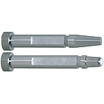 Gas Release One-Step Core Pins - Various Steel Options, Head T=4 mm, Flat Side, Configurable Shaft Diameter