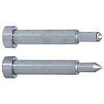 Precision Taperless One-Step Core Pins -Shaft Diameter (P) Designation (0.005mm Increments) /Shaft Diameter Tolerance 0_-0.005/A Tolerance 0_-0.005 Type-