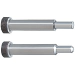 Taperless One-Step Core Pins-Tip Lapped / Shaft Diameter (D) Selection Type_Shaft Diameter (P) Designation (0.01mm Increments) Type-