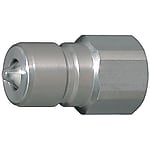 Compact・Double Valves Cooling High Flow Couplers -Stainless Steel Plugs-