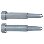 Extra Precision One-Step Core Pins -Shaft Diameter (P) Designation (0.001mm Increments)/Shaft Diameter Tolerance 0_-0.003/Tip A·V Tolerance ±0.005 Type-