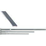 Pernos eyectores rectangulares biselados en R para moldes grandes -Die Steel SKD61 + Nitrided/Free Designation Type-