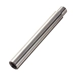 Precision Linear Shafts - Hollow, stepped end. threaded end.