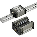 中荷重・重荷重用リニアガイド　ステンレス　樹脂リテーナ付