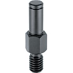 Cantilever Shafts - Threaded with Retaining Ring Groove - Hex