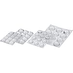 Almohadillas de parachoques de goma adhesivas - cuadradas/redondas