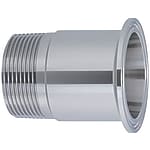 Sanitary Piping Conversion Fitting, Male Thread Type, SUS304, Ferrule Type