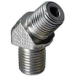 液壓軟管適配器- 45°彎頭管件,PT螺紋,PT螺紋