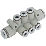 Push to Connect Fittings - Manifold, Triple Double