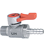 Compact Ball Valves - Stainless Steel, PT Male, Hose Barb (MISUMI)