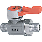 Ball Valves - Compact, Stainless Steel, PT Male
