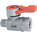 Compact Ball Valves - Stainless Steel, PT Male or Female (MISUMI)
