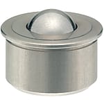 Ball Rollers (For upward facing) - Milled Stainless Steel - Press Fit / Insertion, Adhesive