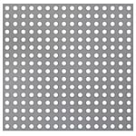 Perforated Metal Sheets - Parallel Round Holes / Slots