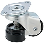 Antivibration Casters with Adjustment Pads