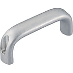Handles - U-type, oval, with mounting holes.