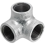 Pipe Fitting - Corner Tee, Female, Tapped, Low Pressure