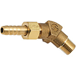 Hose Fittings - 45 Degree Elbow, Threaded, Barbed