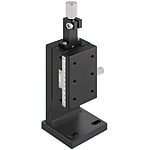 Manual Z-Axis Stages - High Accuracy Dovetail, Feed Screw Lead 4.2mm, Rectangle, Reinforced Clamp, ZSLCL Series