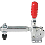 Vertical Hold-Down Toggle Clamps - Long Arm, Flange Base, Tightening Force 392 N