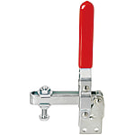 Vertical Hold-Down Toggle Clamps - Straight Base, Tightening Force 1960 N