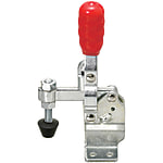 Vertical Hold-Down Toggle Clamps - High Arm, Flange Base, Tightening Force 910 N