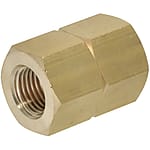 Steel Pipe Fitting - Hex Union Adapter, Brass, Female, Tapped