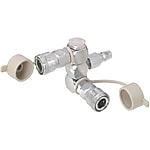 Air Couplers - Branch, 2 Positions, Swivel