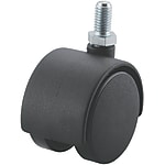 Casters - Double threaded, CTGM series (light loads).