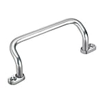 Handles - U-type, rounded, angled with swivel mounting plates at ends.