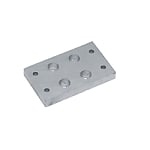 ６シリーズ（溝幅８ｍｍ）用プレートブラケット