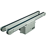 Belt Conveyors - Dual track, center drive, pulley diameter 50mm.