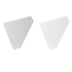 [Clean & Pack]8 Series (Slot Width 10 mm) - Sheet Metal Plates for 40, 80 Square Aluminum Extrusions, Corner Type