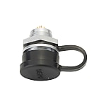 Metal One-Touch Waterproof Connectors · MWP Series, Panel Mount Socket (Partition Model)