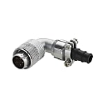 Metal Threaded Waterproof Connectors · MNS Series, Angle Plug