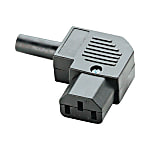 交流電源線插頭。IEC標準角插頭，C13母型
