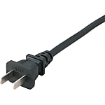 AC Cord, Fixed Length (CCC), Single-Side Cut-Off Plug, Black