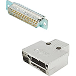 D-sub Connector, Complete Set (Hood / Connector)