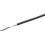 Cable de señal resistente al calor de alta flexión de 300 V - blindado, cubierta de PVC, UL, serie MASW-AS3SKK