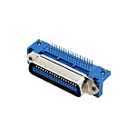 CENTRONICS Connectors Angle Solder Screw Lock Male Connector for Circuit Board