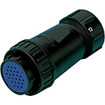 Conector circular serie NJW - impermeable, enchufe