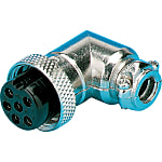 PLT Series Circular Connector - M12, Angled, Receptacle