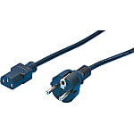Cable de CA, longitud fija (KS), doble extremo