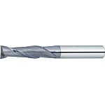 XAL係列硬質合金方端銑刀，2槽/3D槽長度型號