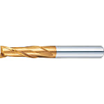 TSC係列硬質合金端銑刀,2-Flute / 3 d刀刃長度(常規)模型