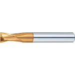 TSC係列硬質合金端銑刀對於關鍵凹槽,2-Flute /短模型